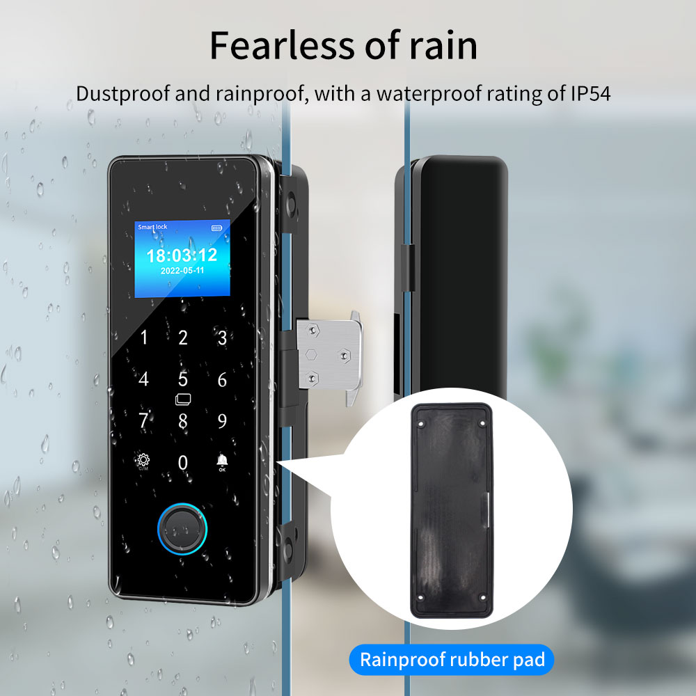 Waterproof Tuya APP Control Sl - đánh giá và giá Glass Door Hinge