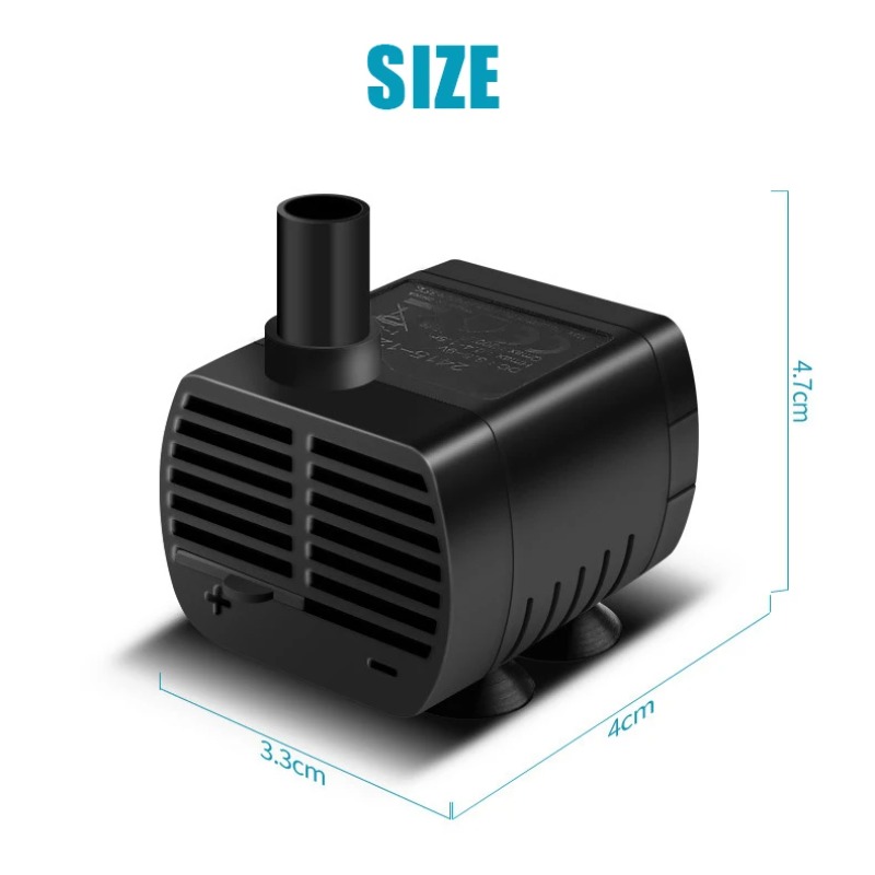 Silent USB Water Pump DC 5V Br - đánh giá và giá Terrarium Fogger Ultrasonic