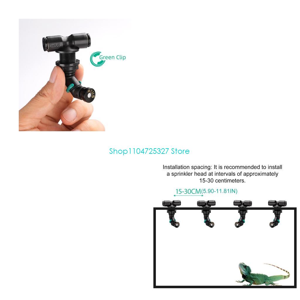 D8KF Rainforests Tanks Máy phu - đánh giá và giá Misting Nozzle Reptile